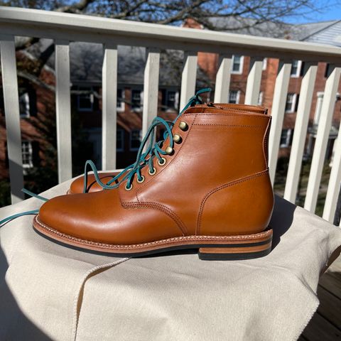 Grant Stone Nora Boot in Badalassi Carlo Saddle Tan Minerva