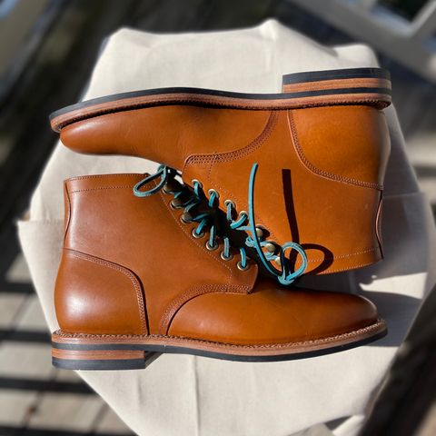Grant Stone Nora Boot in Badalassi Carlo Saddle Tan Minerva