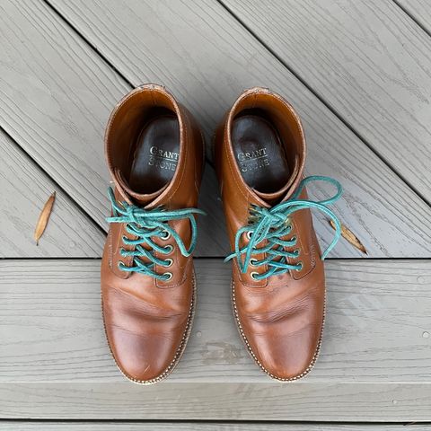 Grant Stone Nora Boot in Badalassi Carlo Saddle Tan Minerva