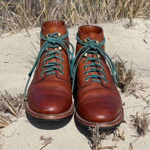 Grant Stone Nora Boot in Badalassi Carlo Saddle Tan Minerva