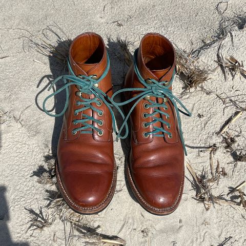 Grant Stone Nora Boot in Badalassi Carlo Saddle Tan Minerva