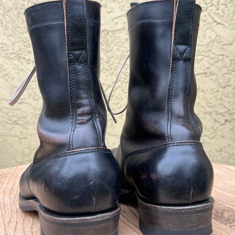 Search result thumbnail of Rolling Dub Trio Griffin 8.5" Plain Toe Boots in Similar Black Horsebutt #1010