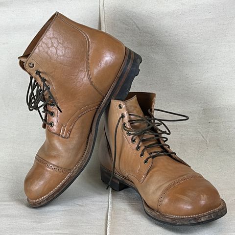 Viberg Service Boot BCT in Shinki Natural Horsebutt
