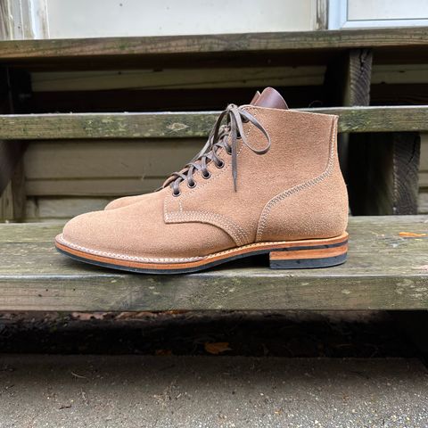 View photo of Viberg Boondocker in Horween Natural Chromexcel Roughout