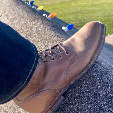 Viberg Service Boot in Horween Natural Chromexcel