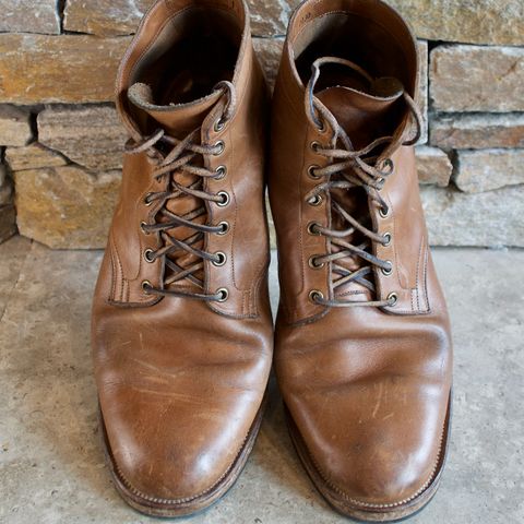Viberg Service Boot in Horween Natural Chromexcel