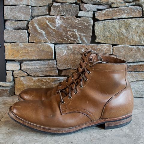 Viberg Service Boot in Horween Natural Chromexcel