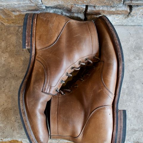 Viberg Service Boot in Horween Natural Chromexcel