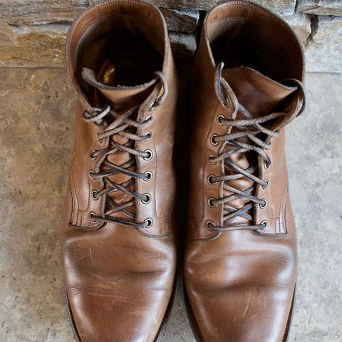 Viberg Service Boot in Horween Natural Chromexcel