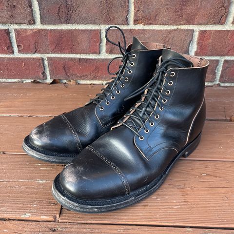 Viberg Service Boot BCT in Horween Black Teacore Double Cordovan Butts