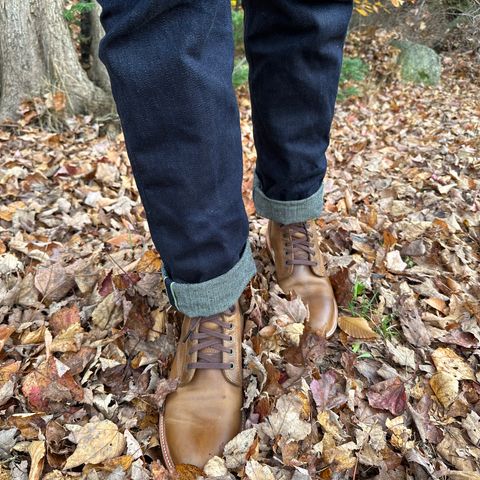 View photo of Dayton Boots Service Boot in Brown Pullup