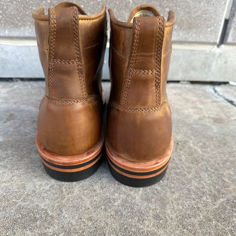 View photo of Dayton Boots Service Boot in Brown Pullup