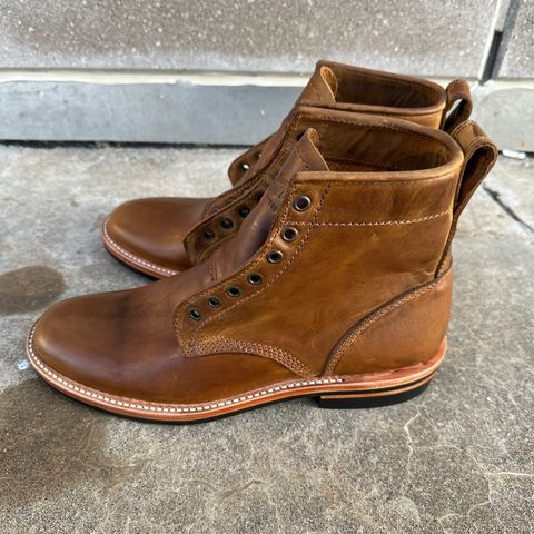 View photo of Dayton Boots Service Boot in Brown Pullup