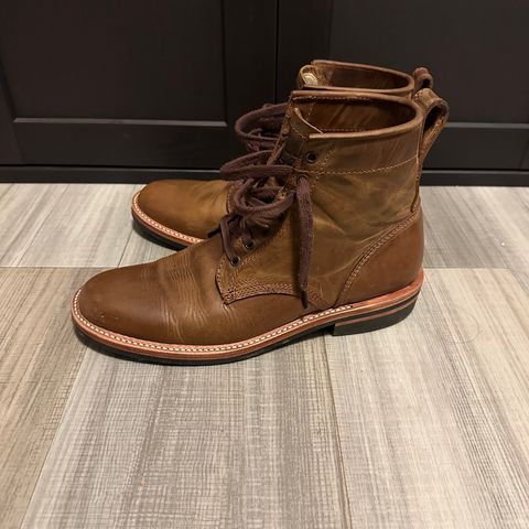 View photo of Dayton Boots Service Boot in Brown Pullup