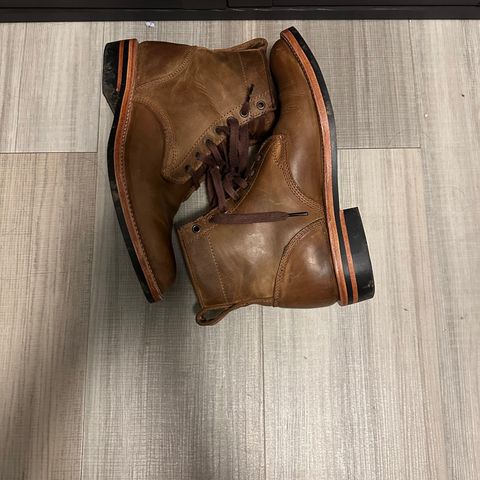 View photo of Dayton Boots Service Boot in Brown Pullup