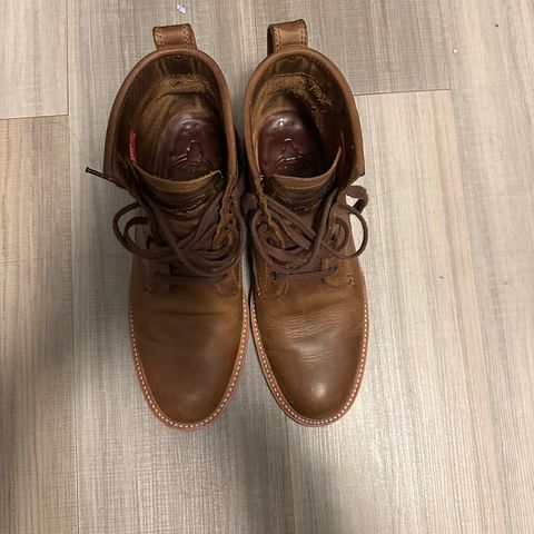 View photo of Dayton Boots Service Boot in Brown Pullup