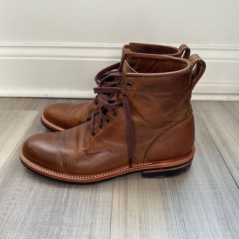 View photo of Dayton Boots Service Boot in Brown Pullup