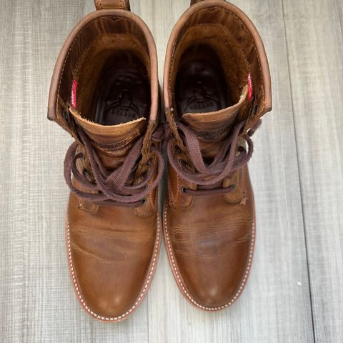 View photo of Dayton Boots Service Boot in Brown Pullup