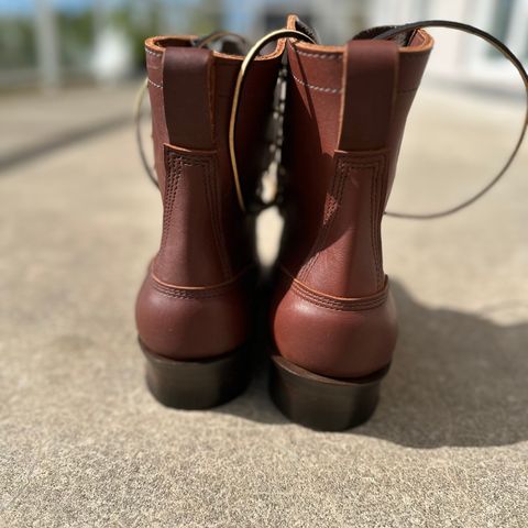 View photo of JK Boots Harvester in Seidel Redwood Oil Tan