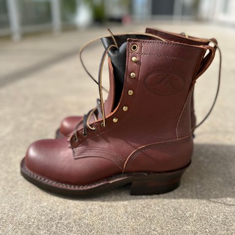 View photo of JK Boots Harvester in Seidel Redwood Oil Tan