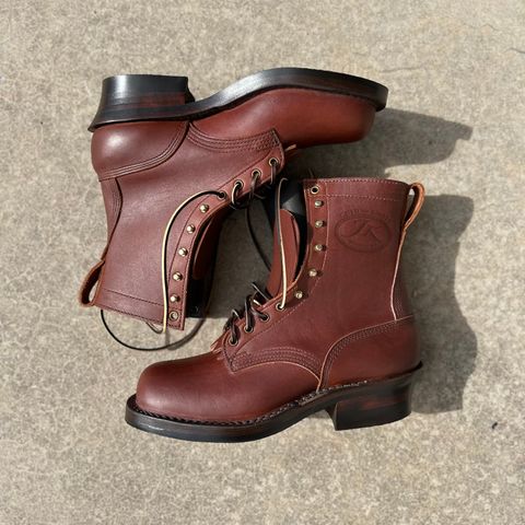 View photo of JK Boots Harvester in Seidel Redwood Oil Tan