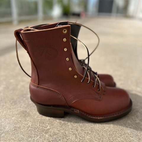 View photo of JK Boots Harvester in Seidel Redwood Oil Tan