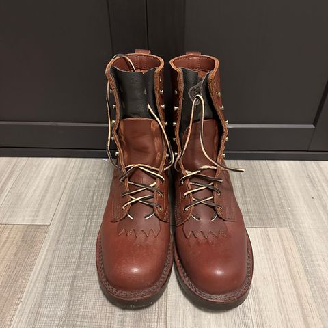 View photo of JK Boots Harvester in Seidel Redwood Oil Tan