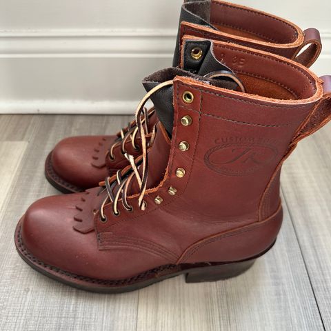 View photo of JK Boots Harvester in Seidel Redwood Oil Tan