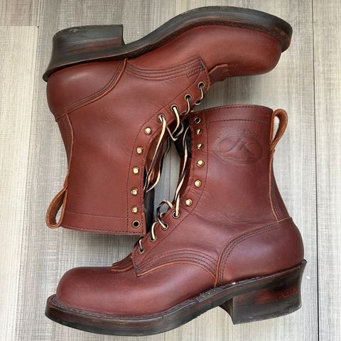 View photo of JK Boots Harvester in Seidel Redwood Oil Tan