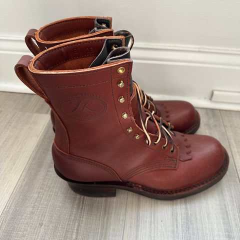 View photo of JK Boots Harvester in Seidel Redwood Oil Tan