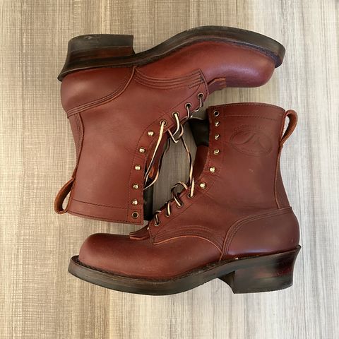 JK Boots Harvester in Seidel Redwood Oil Tan