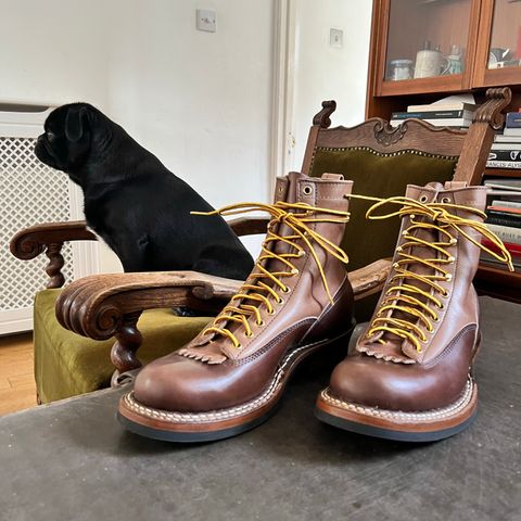 View photo of White's Smokejumper in Horween Natural Chromexcel