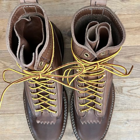 View photo of White's Smokejumper in Horween Natural Chromexcel