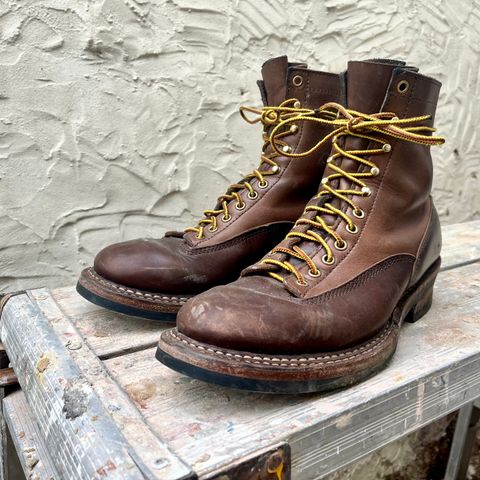 View photo of White's Smokejumper in Horween Natural Chromexcel