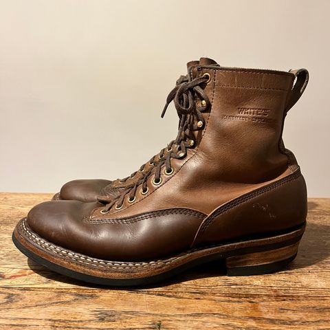 View photo of White's Smokejumper in Horween Natural Chromexcel