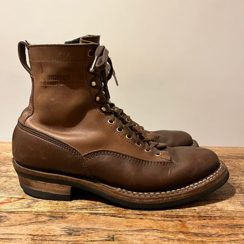 View photo of White's Smokejumper in Horween Natural Chromexcel