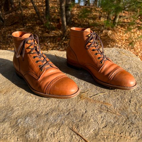 Iron Boots Devil Dog in Maryam Washed Natural Horsefront