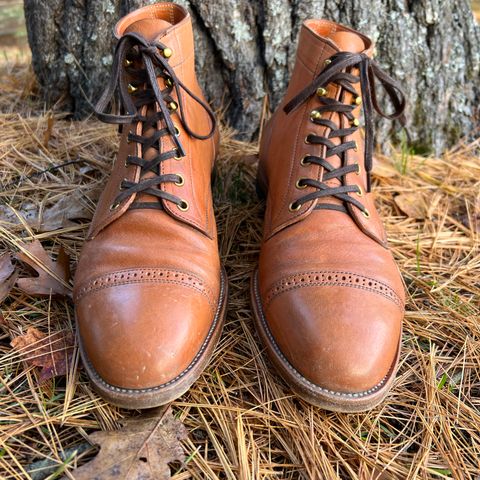 Iron Boots Devil Dog in Maryam Washed Natural Horsefront