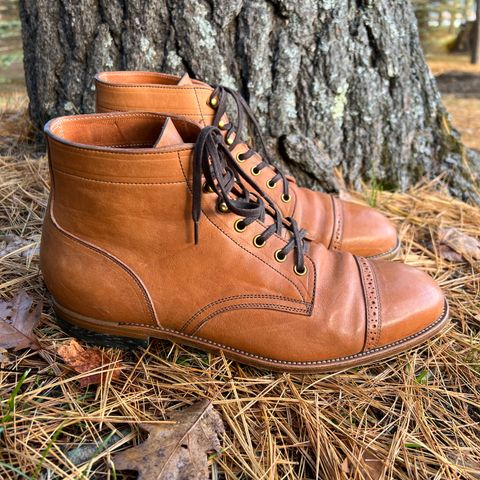 Iron Boots Devil Dog in Maryam Washed Natural Horsefront