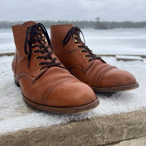 Iron Boots Devil Dog in Maryam Washed Natural Horsefront