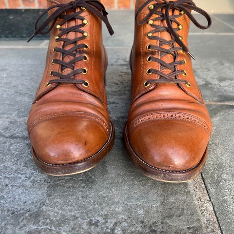 Iron Boots Devil Dog in Maryam Washed Natural Horsefront