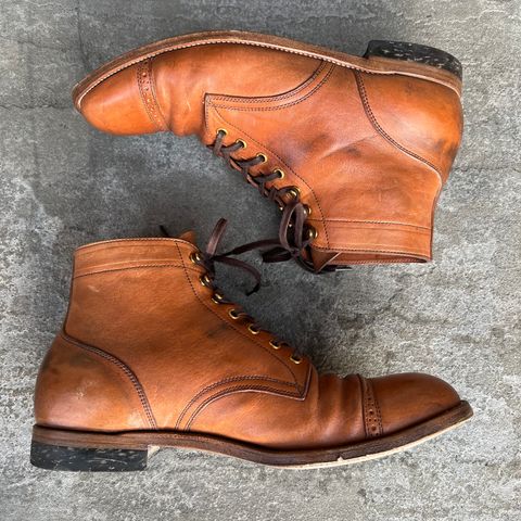 Iron Boots Devil Dog in Maryam Washed Natural Horsefront