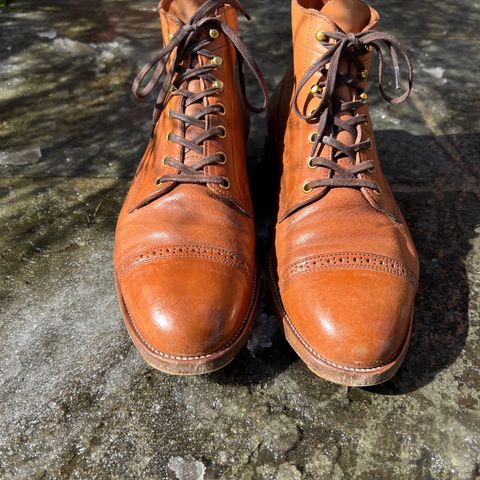 Iron Boots Devil Dog in Maryam Washed Natural Horsefront