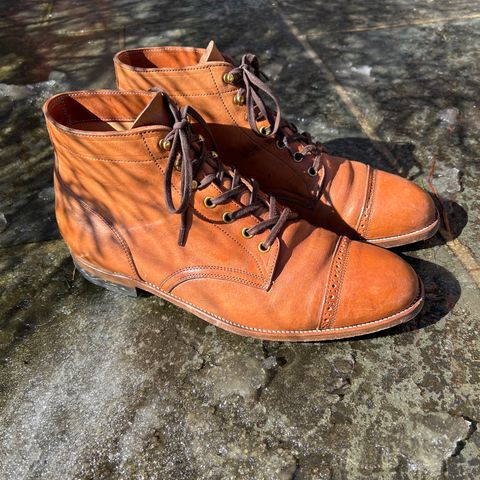Iron Boots Devil Dog in Maryam Washed Natural Horsefront