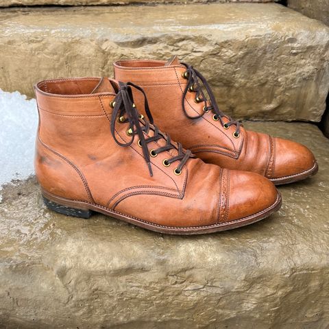 Iron Boots Devil Dog in Maryam Washed Natural Horsefront