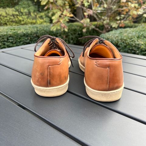 Crown Northampton Harlestone in Horween Unglazed Natural Shell Cordovan