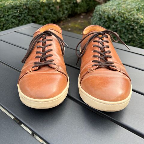 Crown Northampton Harlestone in Horween Unglazed Natural Shell Cordovan