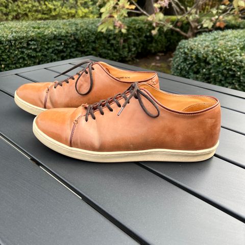 Crown Northampton Harlestone in Horween Unglazed Natural Shell Cordovan