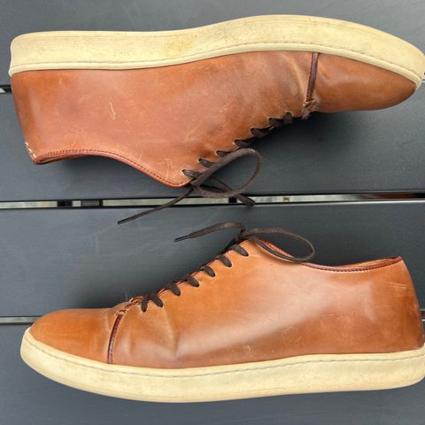 Crown Northampton Harlestone in Horween Unglazed Natural Shell Cordovan