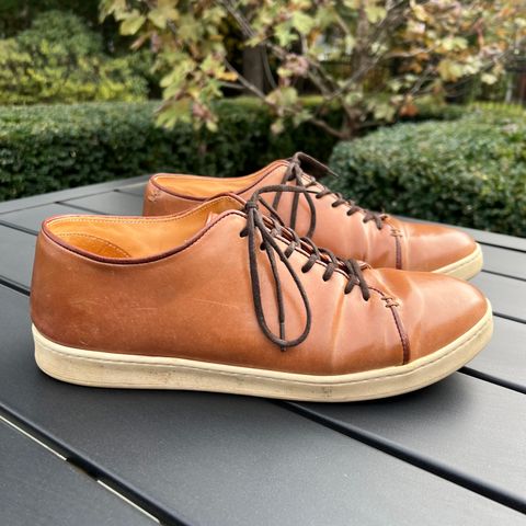 Crown Northampton Harlestone in Horween Unglazed Natural Shell Cordovan